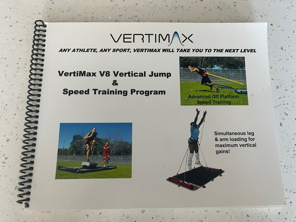 Vertimax V8 Vertical Jump Speed Training Original Manual User Guide Book
