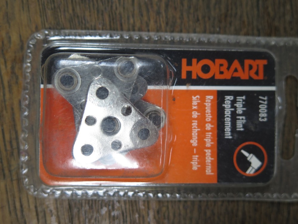 HOBART WELDING, Triple Flint Replacement Tips, (4), Part# 770083