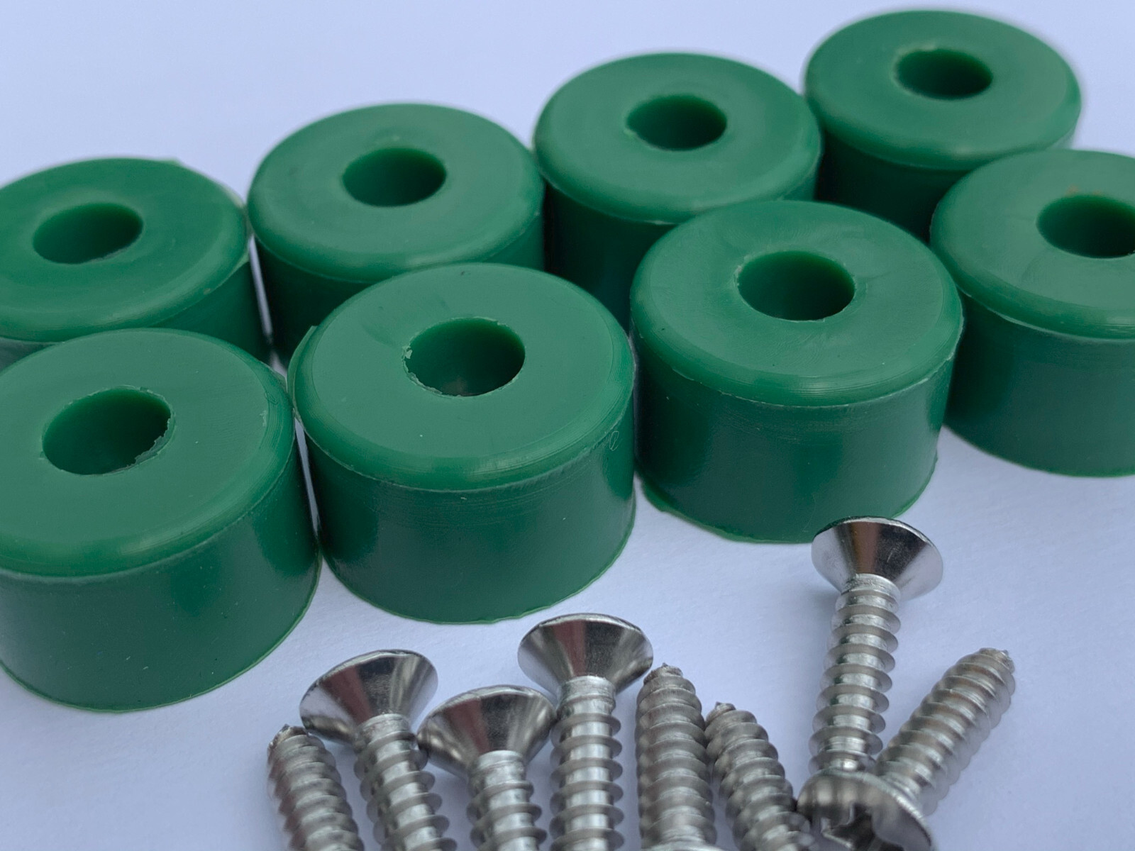 7/8" DIA Silicone Rubber Bumpers Black White Clear Brown Orange Red Blue Green