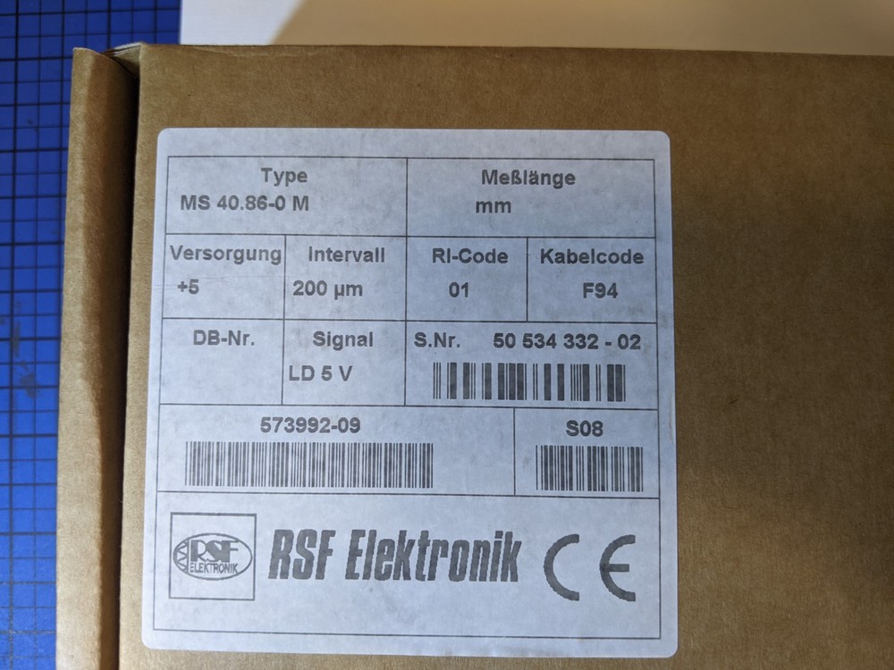 *NEW* Linear Encoder 1 µm system resolution