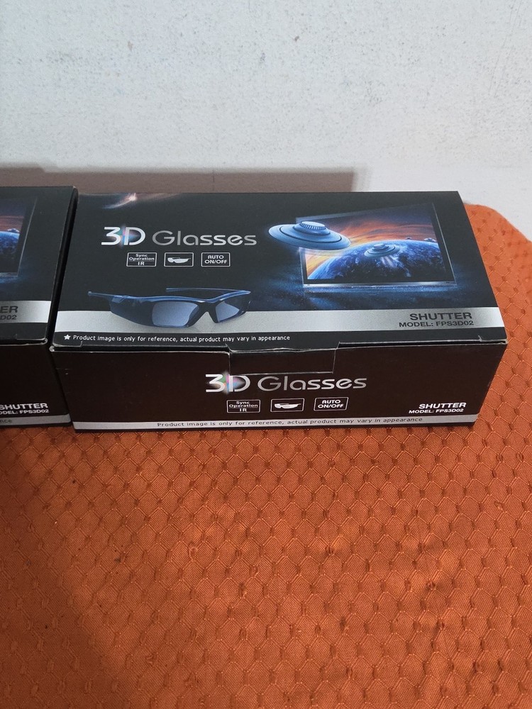 Lot of (2) 3D Glasses Shutter Model: FPS3D02
