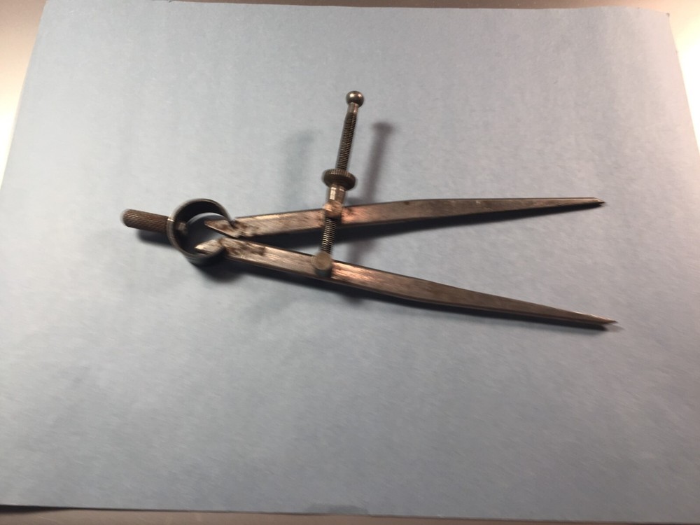 8" Flat Leg Spring Divider / Machinist Tool