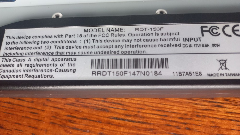 Elo Windows POS System Model RDT-150F