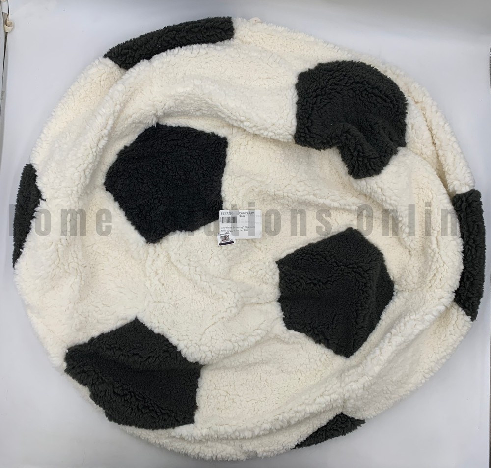 Pottery Barn Kids Anywhere Soccer Ball Beanbag Slipcover Only 37.5" #U1062C