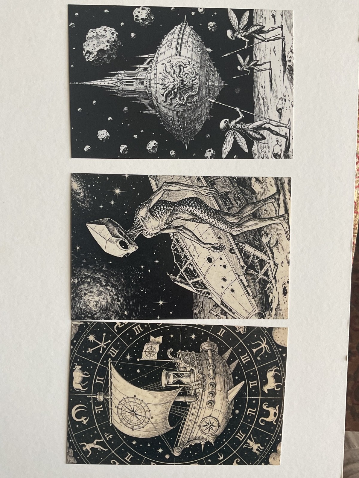 Weird Alien Postcard Strange Alien Postcards UFO (3)