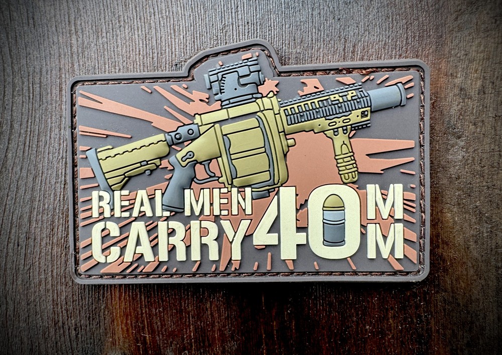 Patriot Patch Co. - Real Men Carry 40mm - Patch