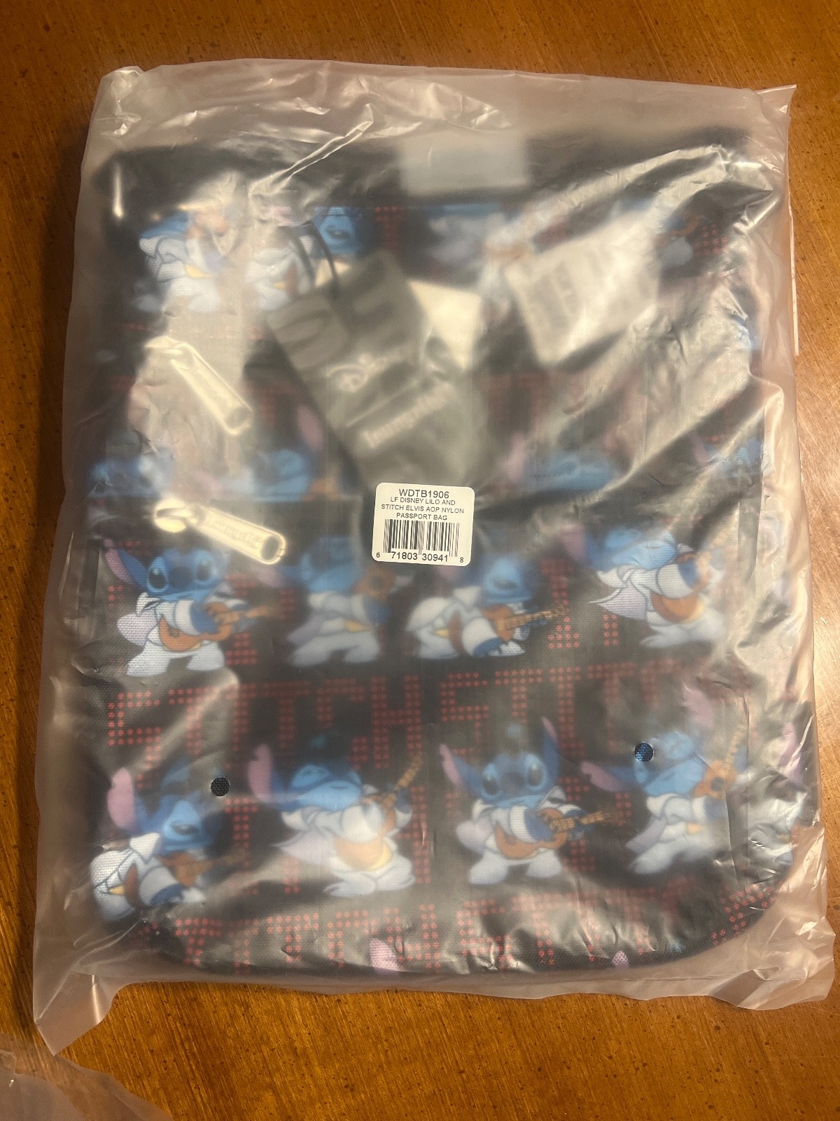 Disney Lounge fly Stitch Elvis Crossbody Bag - NEW
