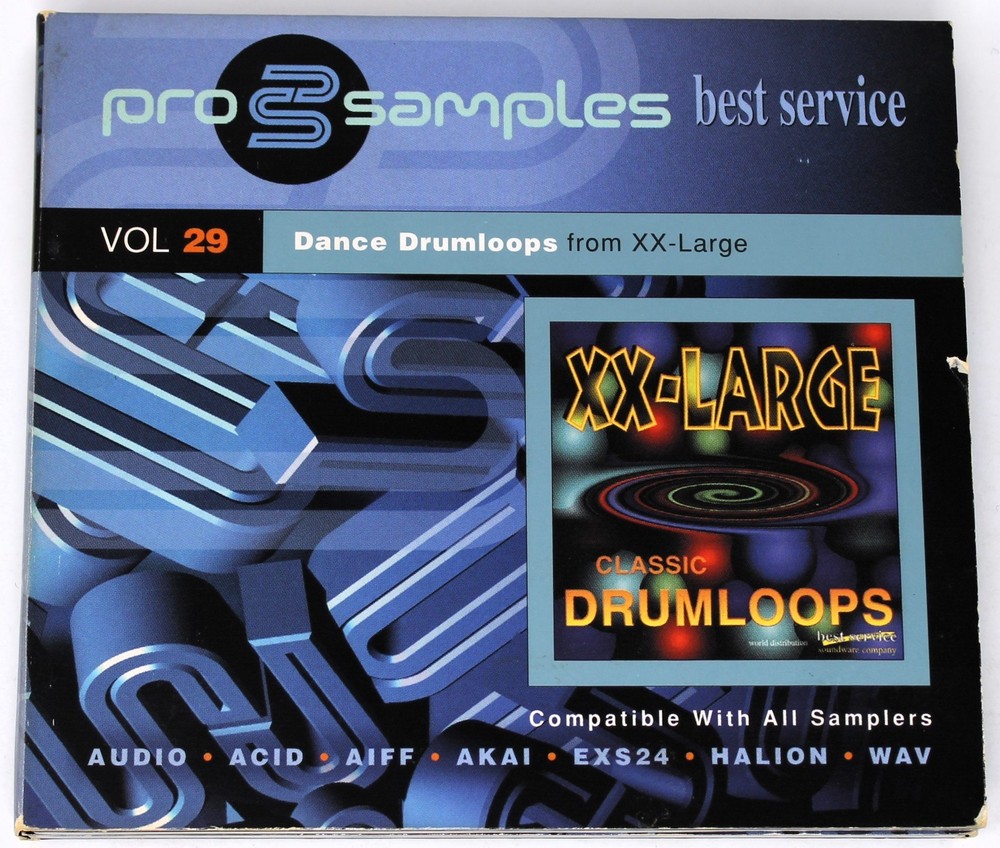 Best Service Pro Samples 29 Dance Drumloops Sample/Sound Library/Sampling 2 CD