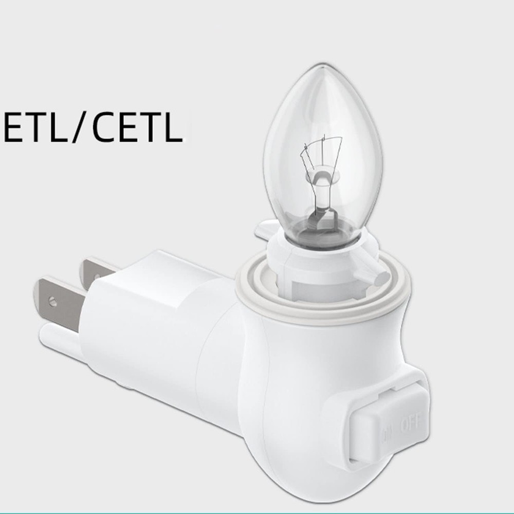 Plug in Night Light Module,Wall Light Plug with ON/Off Switch,E12 Base Socket...