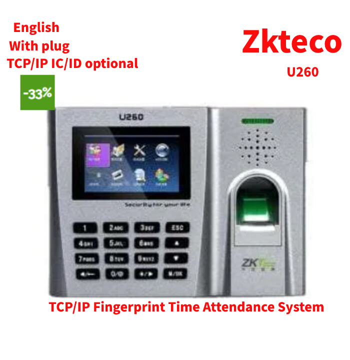 Zkteco SDK Optical Fingerprint Sensor Time Attendance Card Reader With plug