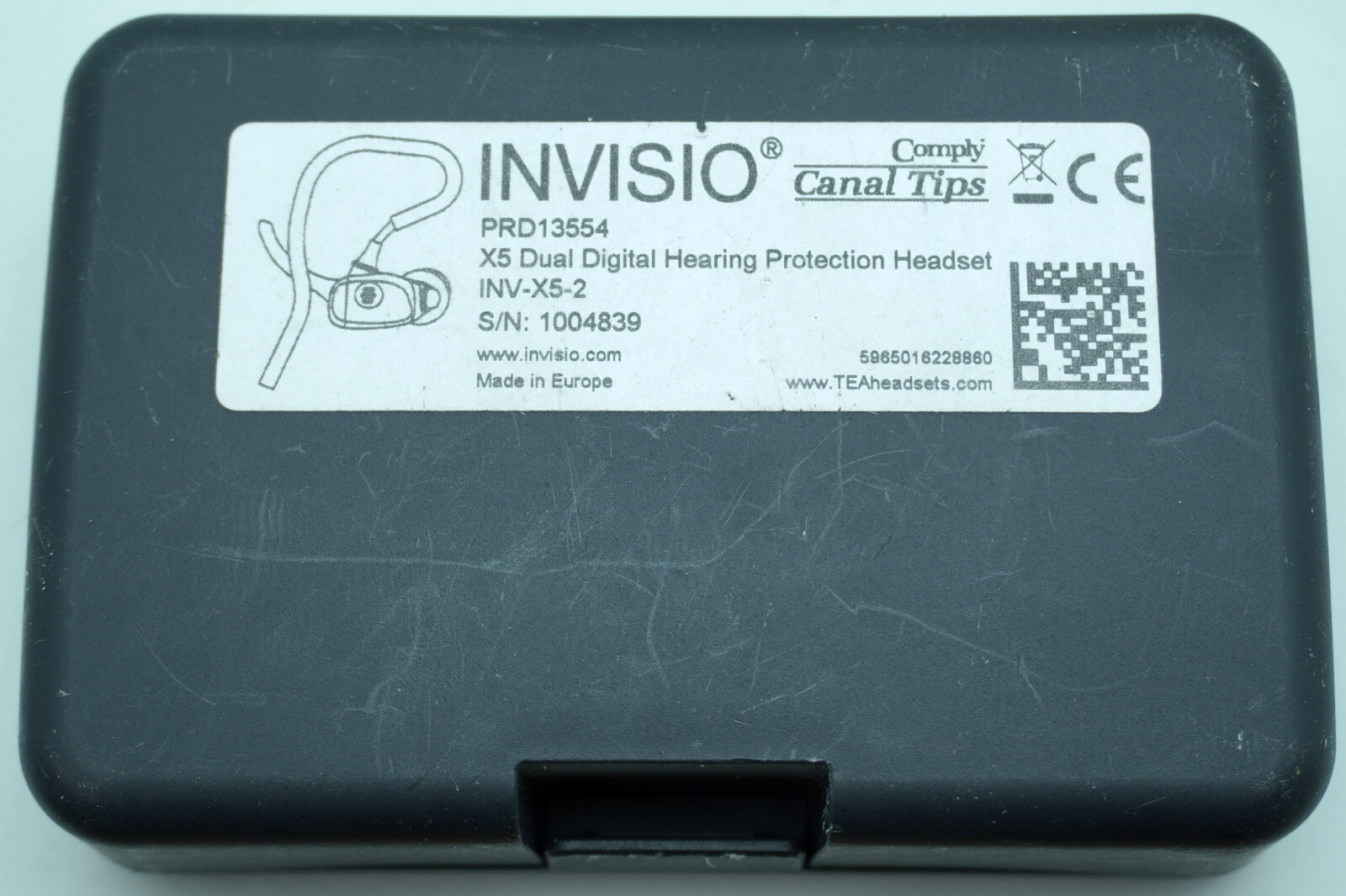 Invisio X50 TEA Dual COMMS Kit In-Ear Hearing Protection Headset