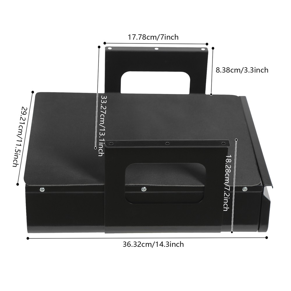 Modern Lockable Under Desk Drawer Professional Office Storage Solution For Home
