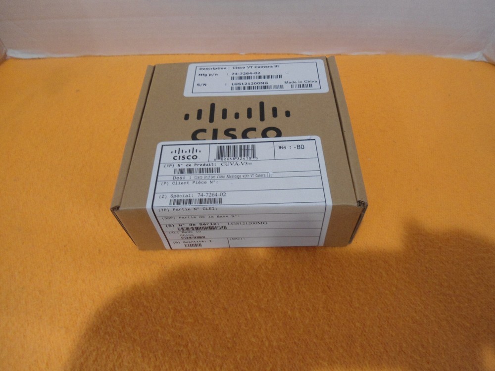 Cisco VT Camera III Logitech Webcam Bran New Sealed Box.