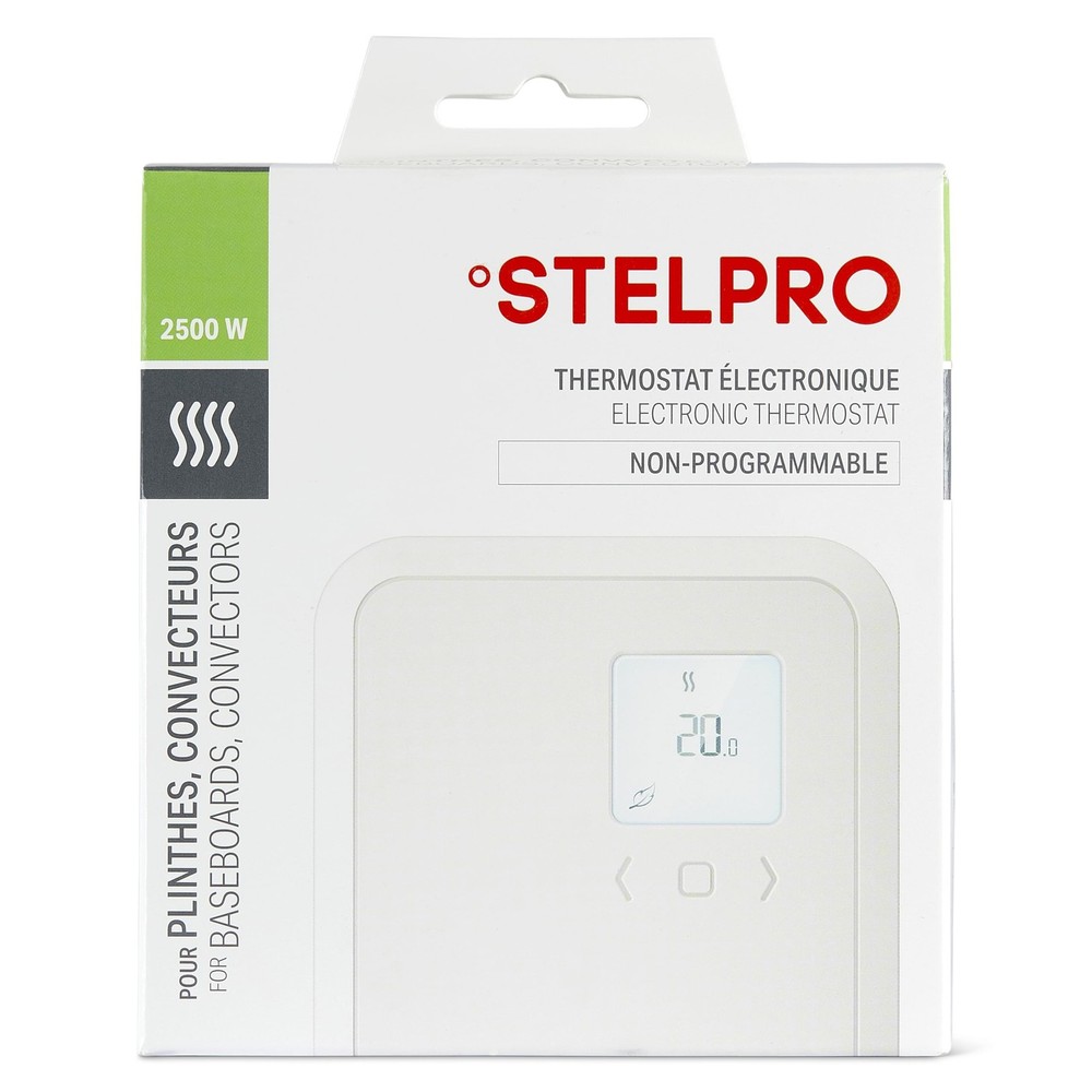 Stelpro Non-Programmable Electronic Thermostat for Baseboards and Convectors,...