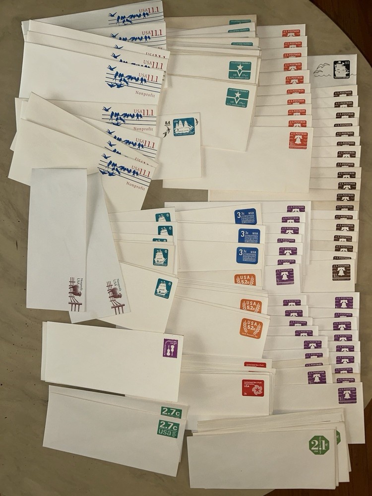 US Embossed Stamp Envelopes