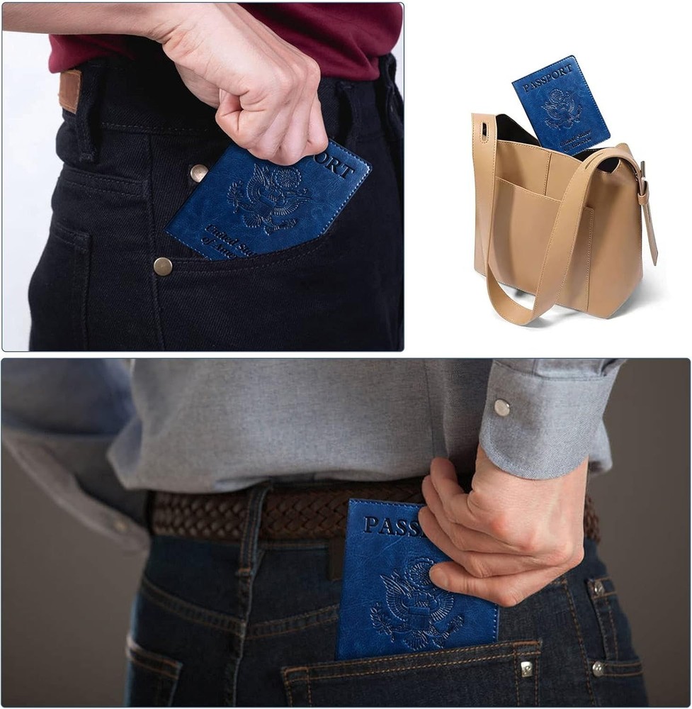 Funda para pasaporte con bloqueo RFID