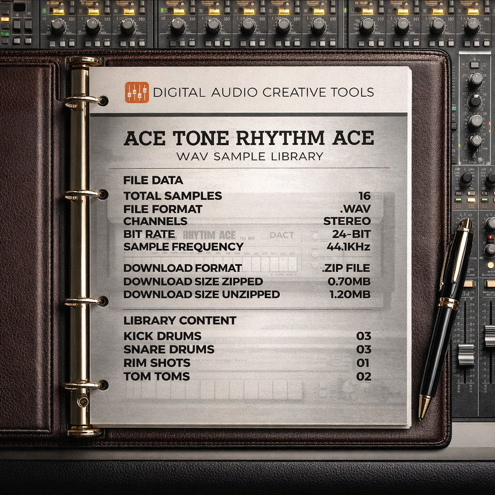 Ace Tone Rhythm Drum Machine Sample Library