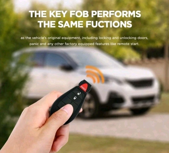 Simple Key, Key Fob and Key Programmer with Interchangeable 3 & 4 Button