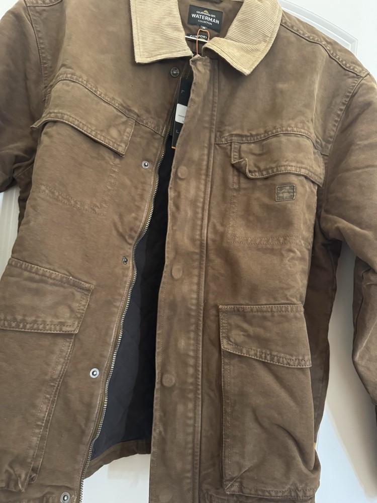 Quiksilver Waterman “Refugio” Brown Jacket