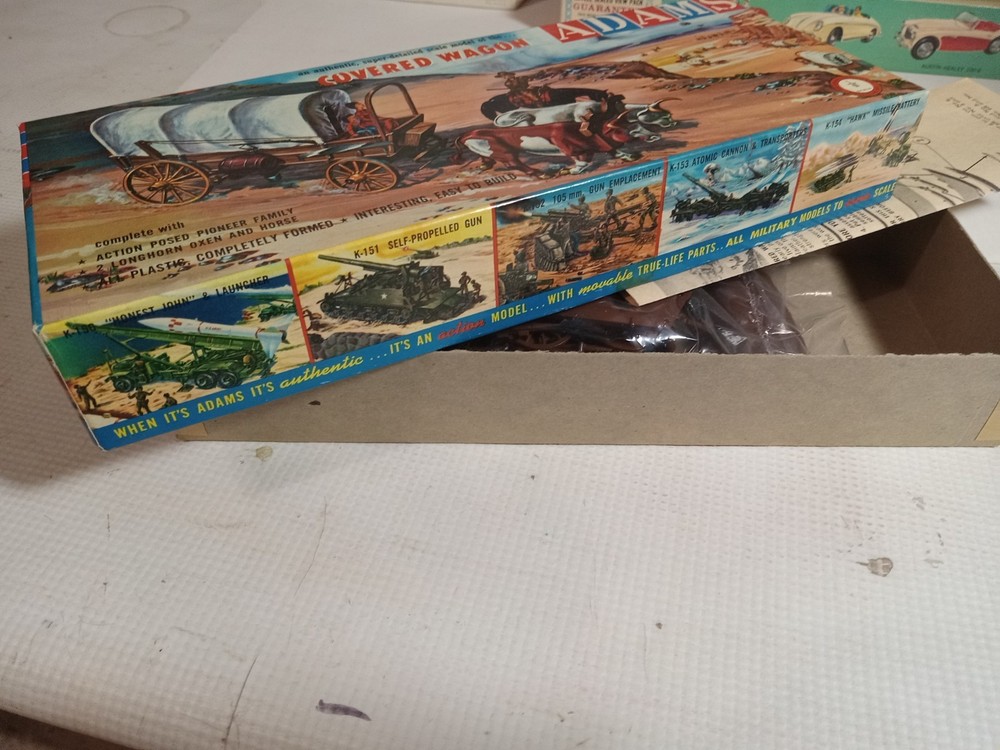ADAMS Covered Wagon Model Kit EARLY ISSUE EXCELLENT