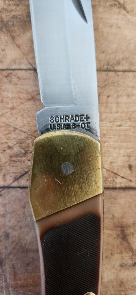 Old Timer SCHRADE USA Made 6OT Lockback Knife