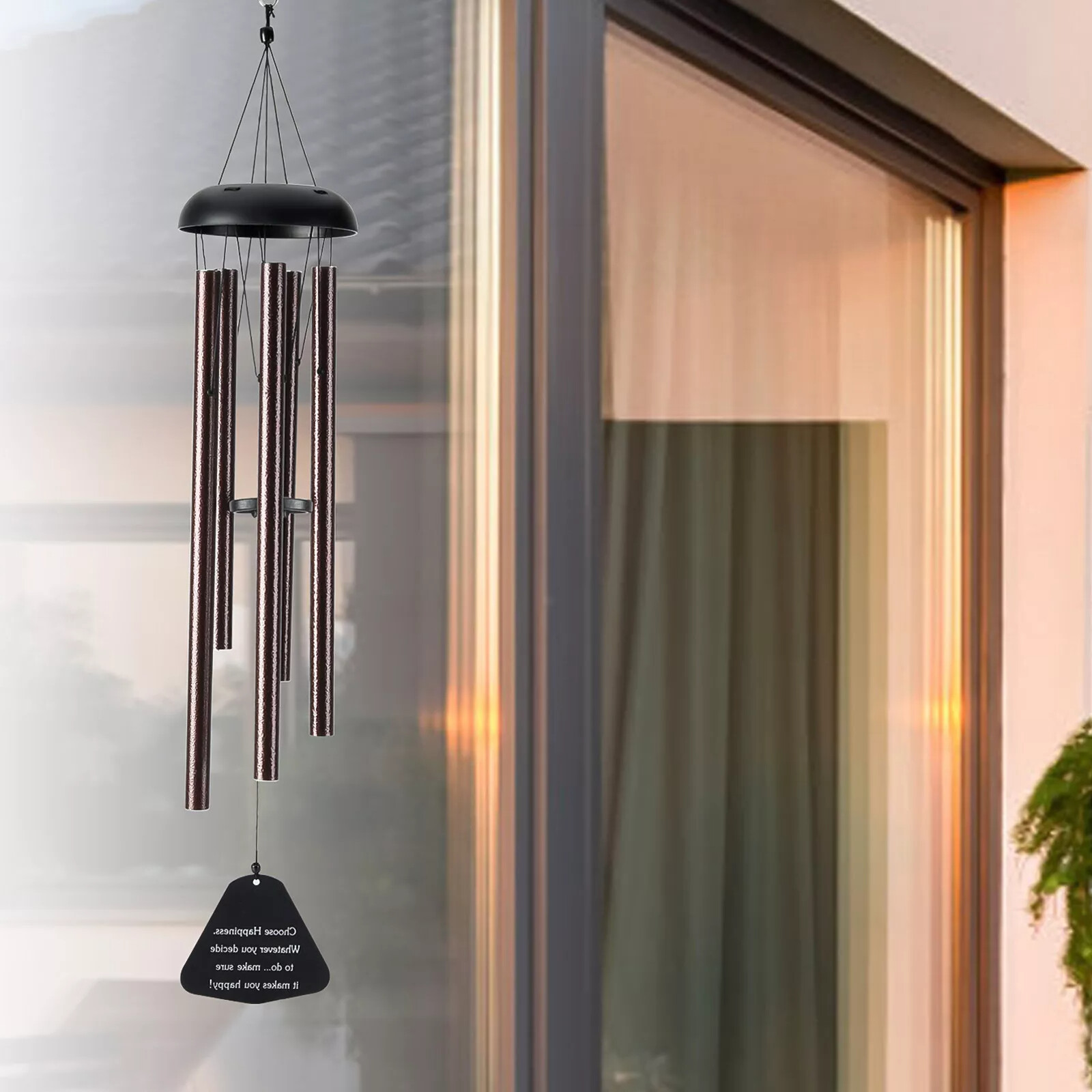 36" Wind Chimes Outdoor Deep Tone Windchime Tuned Garden Decoration Adjustable