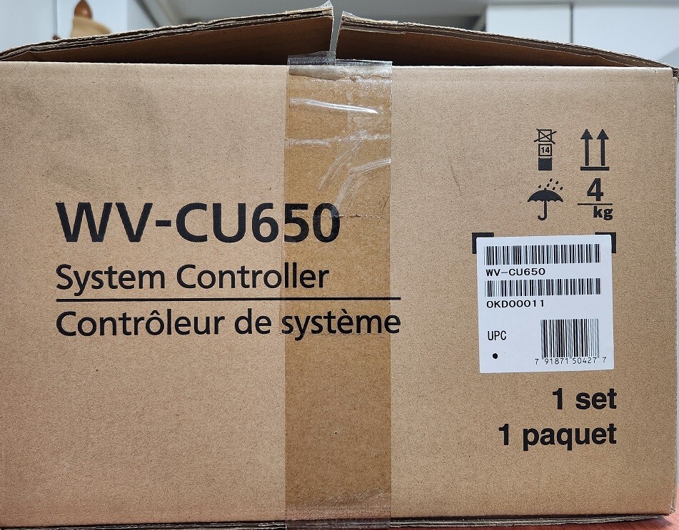 Panasonic WV-CU650 CCTV Joystick Controller For Panasonic Analog Matrix System