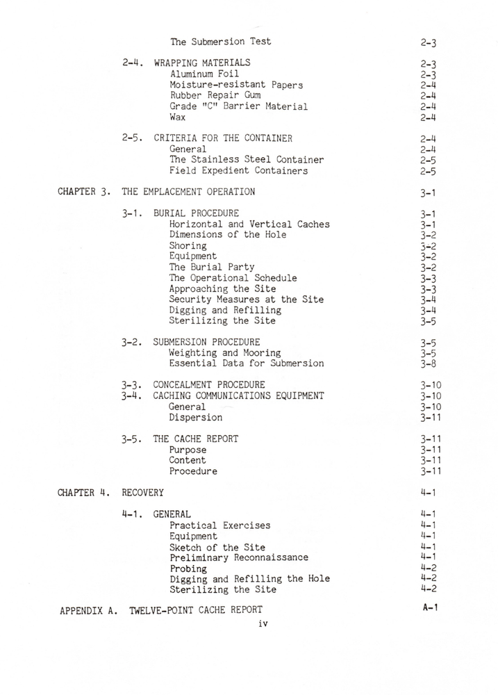 44 Page 1991 ST 31-205 SPECIAL FORCES CACHE CACHING TECHNIQUES Manual on Data CD