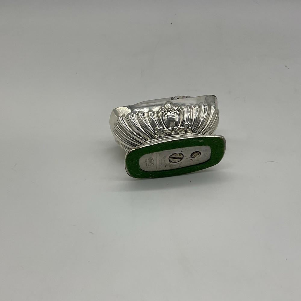 Ronson "Georgian" Vintage Table Top Silver Plated Lighter