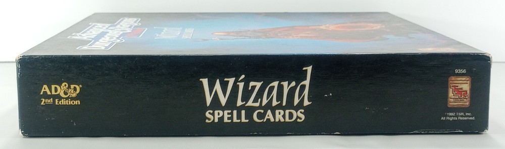 Wizard Spell Cards Advanced Dungeons Dragons 2nd Edition INCOMPLETE 424 Cards