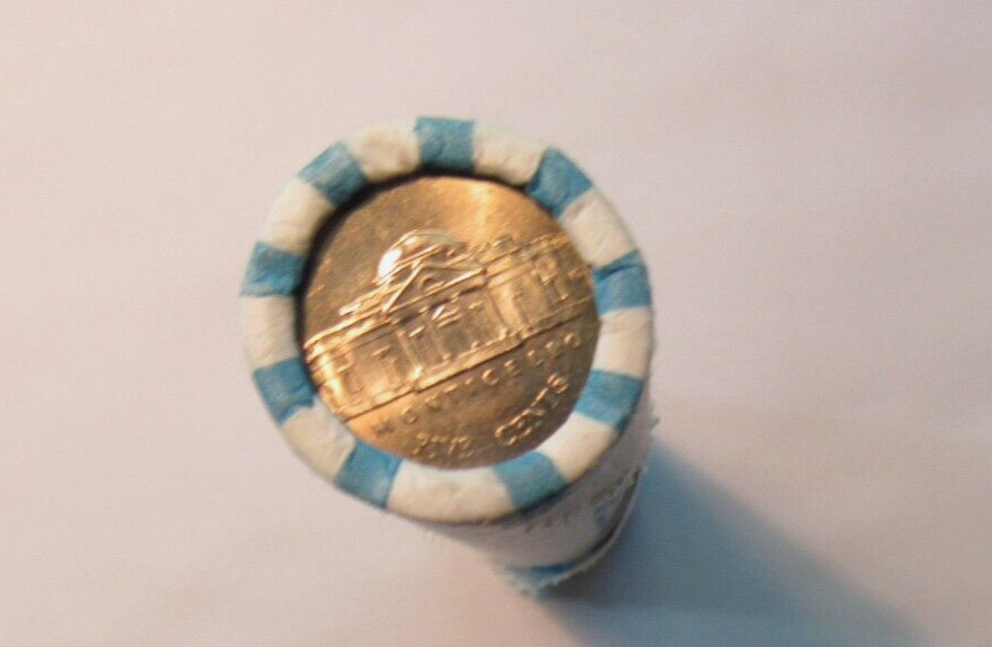 2009-d Jefferson Nickel Gem BU Roll OBW HEAD/TAIL