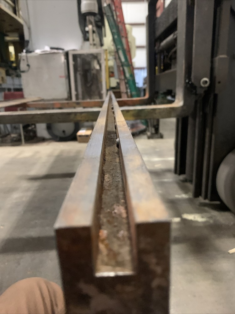 145” Die Holder Used Press Brake Tooling