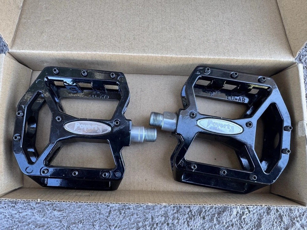 NOS Poverty 9/16” BMX Pedal Set