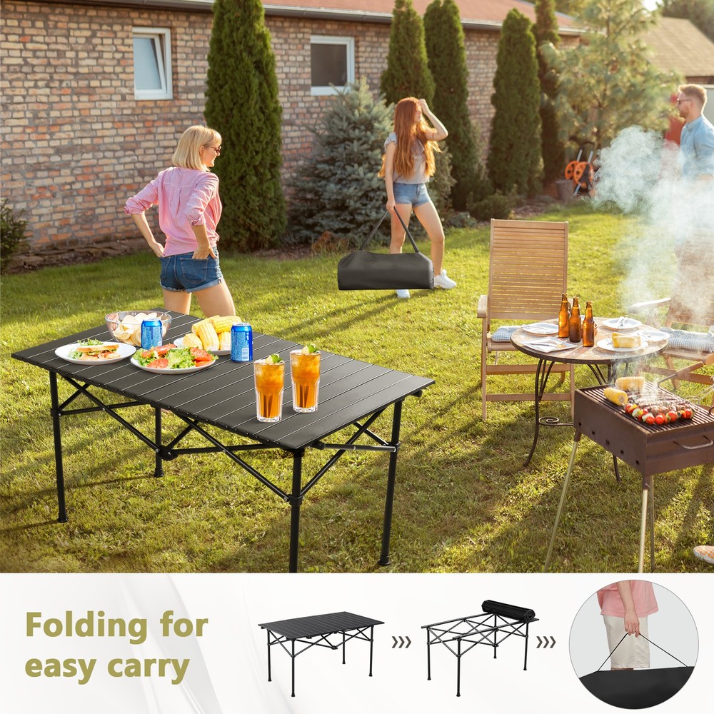 Portable Folding Camping Table, Ultralight Collapsible Table Outdoor Camp Table