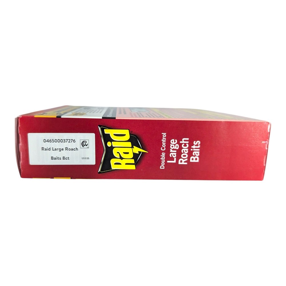 RAID Double Control Large Roach Baits 8 Count Defense System Kills For 3 Months