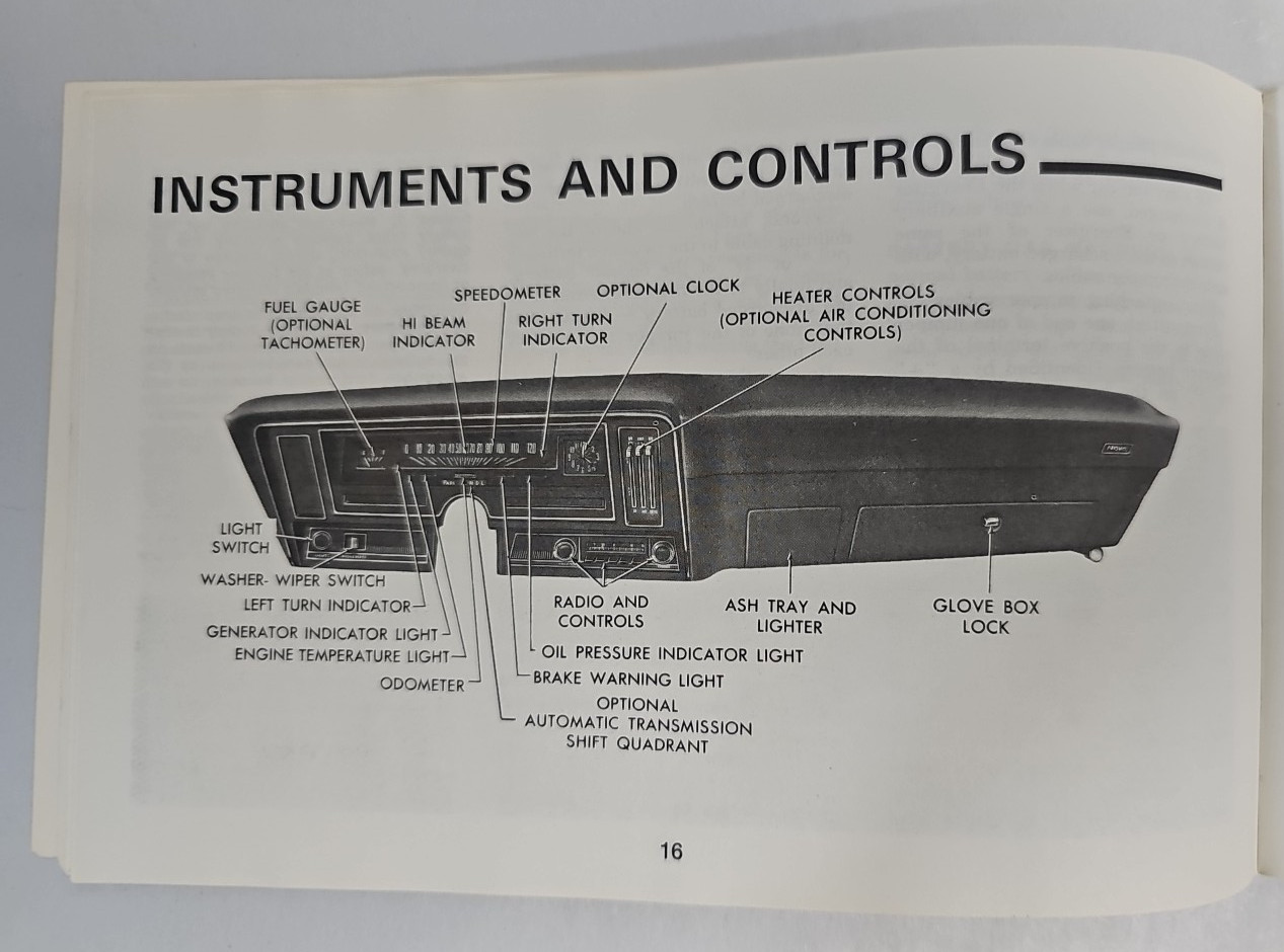 1970 Chevrolet Nova Owner's Manual FIRST EDITION 9/1969 GENERAL MOTORS RARE HTF