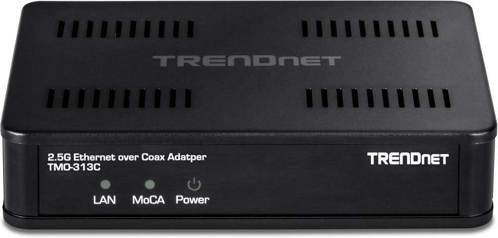 TRENDnet TMO-313C,2.5Gbps Ethernet Over Coax Adapter