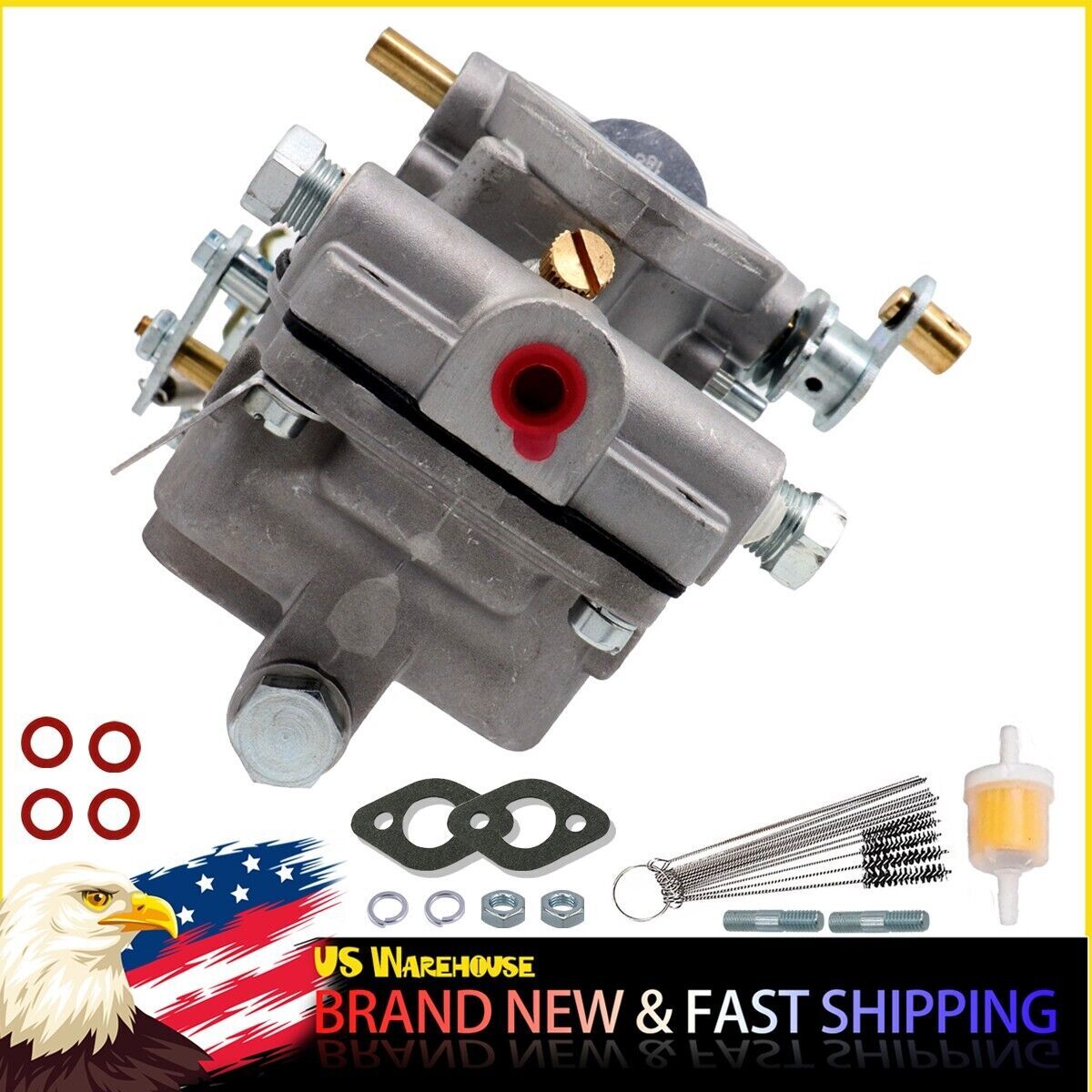 For Zenith Carburetor Updraft Gas Wisconsin L63S1 (VH4D) w/ 2-1/4" Mount New