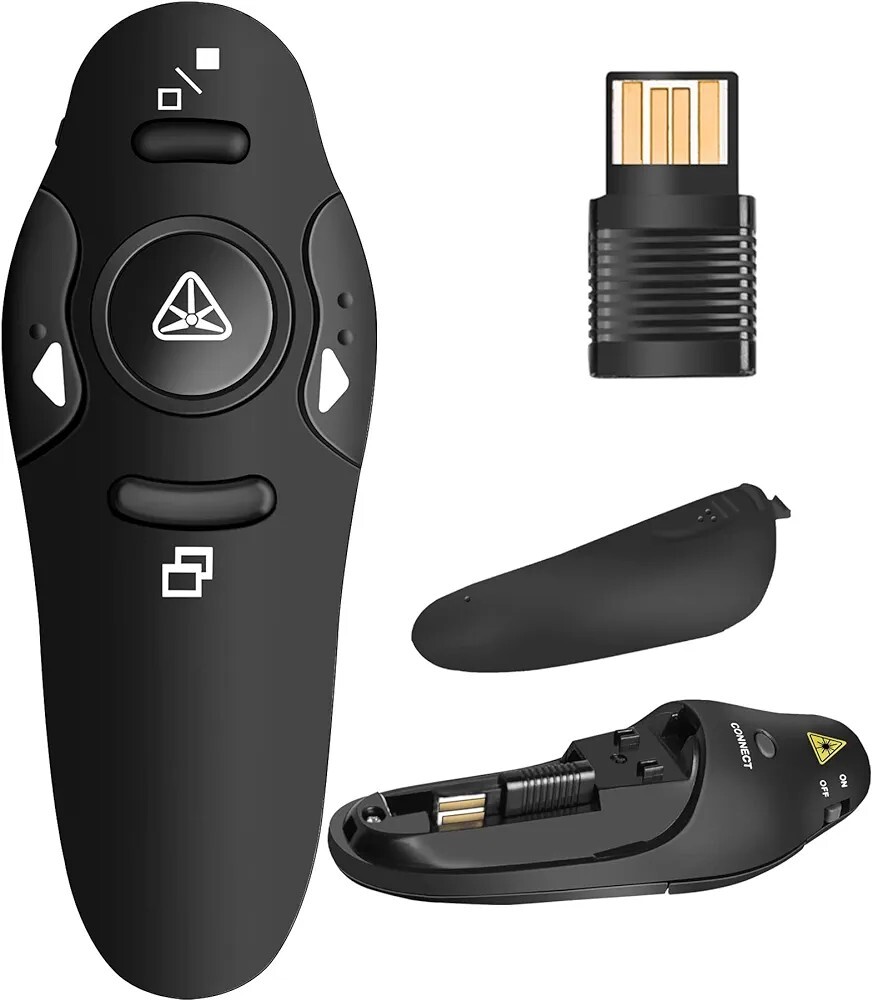 Power point Presentation Remote Wireless USB PPT Presenter Laser Pointer Clicker
