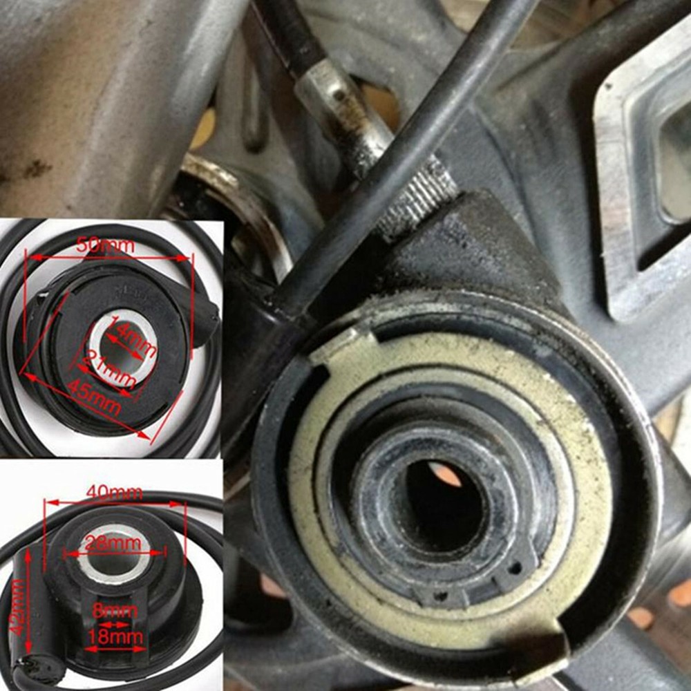 Motorcycle Digital Display Odometer Speedometer Sensor Wire Cable Box Accessory