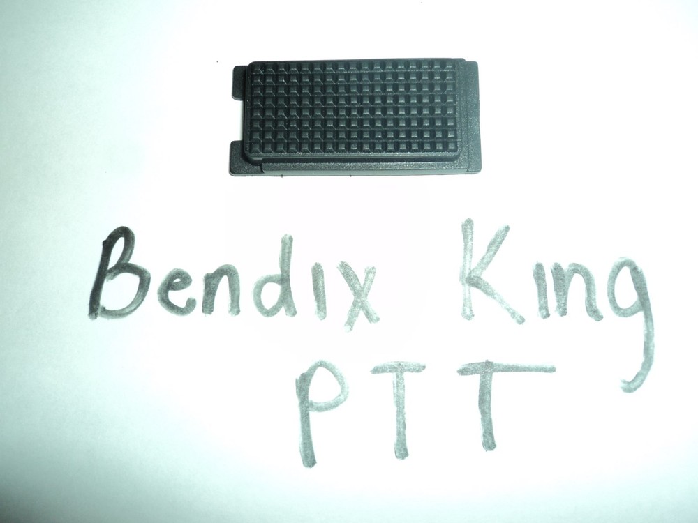 Replacement RUBBER PTT BUTTON Bendix King BK Radio DPH GPH EPH LPH Command