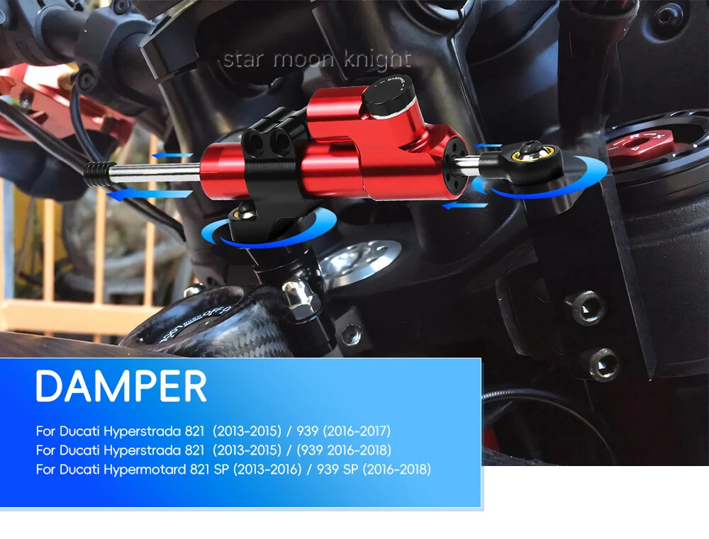 Steering Stabilizer Damper Mount Bracket Fit For Ducati Hyperstrada 821 939 SP