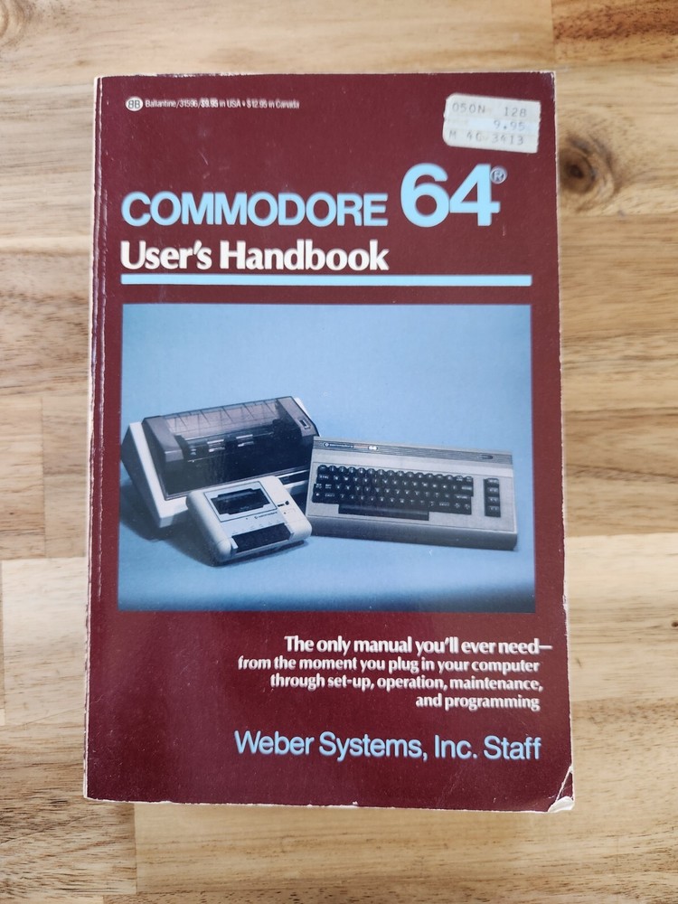 Commodore 64 User's Handbook Vintage Manuals