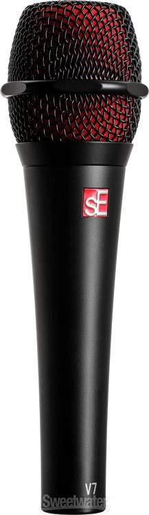 sE Electronics V7 Black Dynamic Supercardioid Handheld Vocal Microphone