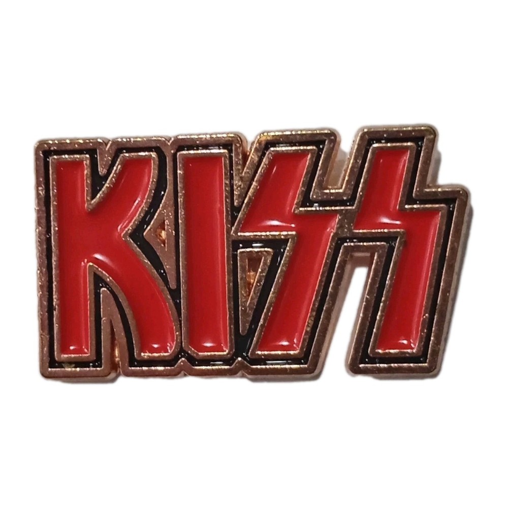 Kiss Band Enamel Pin Heavy Metal Hard Rock Music Retro 80's Badge Button