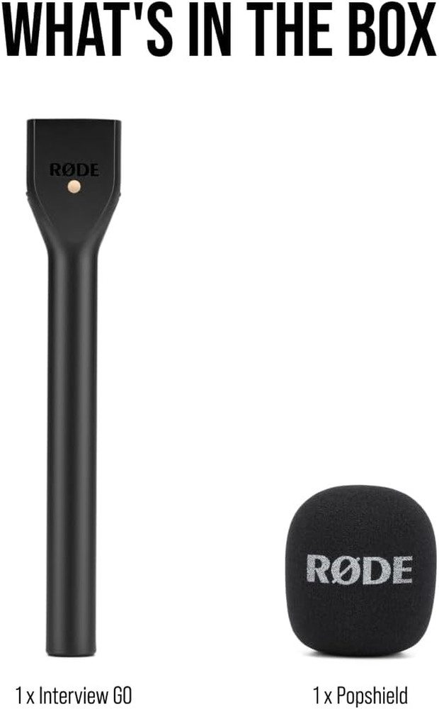 Interview GO Handheld Adaptor for Wireless Microphones (Black)