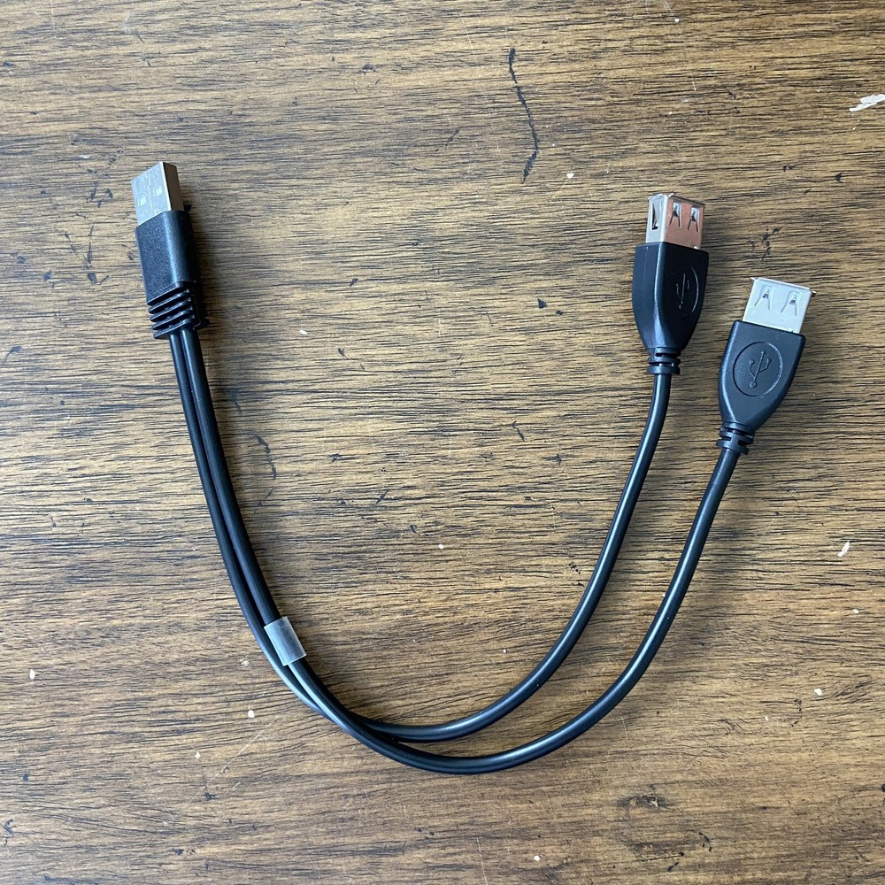 USB A splitter data cable for Tesla model 3 2017 2018 2019 model year power cord