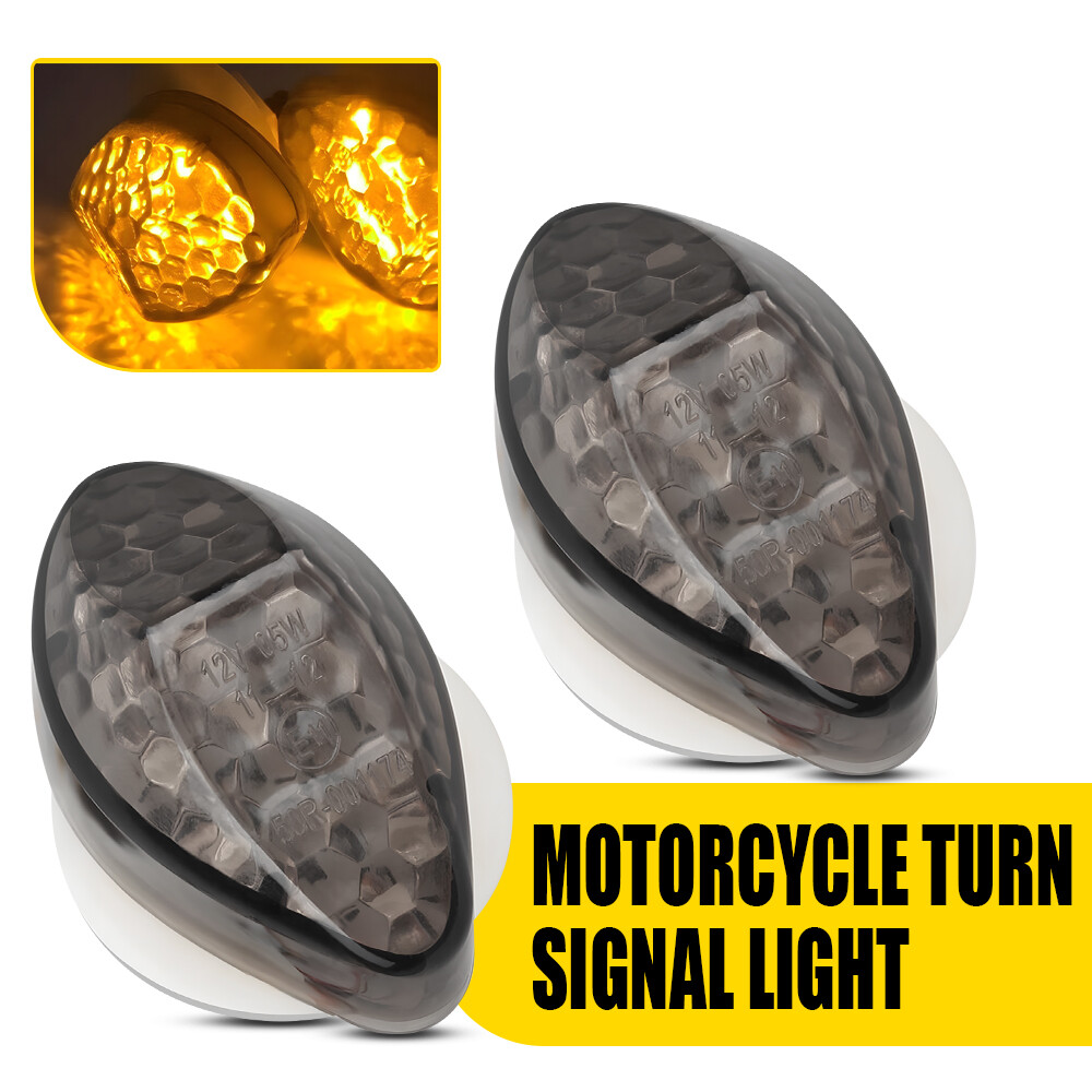 LED Flush Mount Front Turn Signal Blinker Amber For Honda CBR600RR CBR600F4/F4i