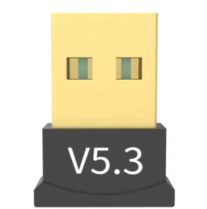 USB 2.0 Bluetooth 5.3 Dongle Adapter Wireless Transmitter Receiver for Laptop PC