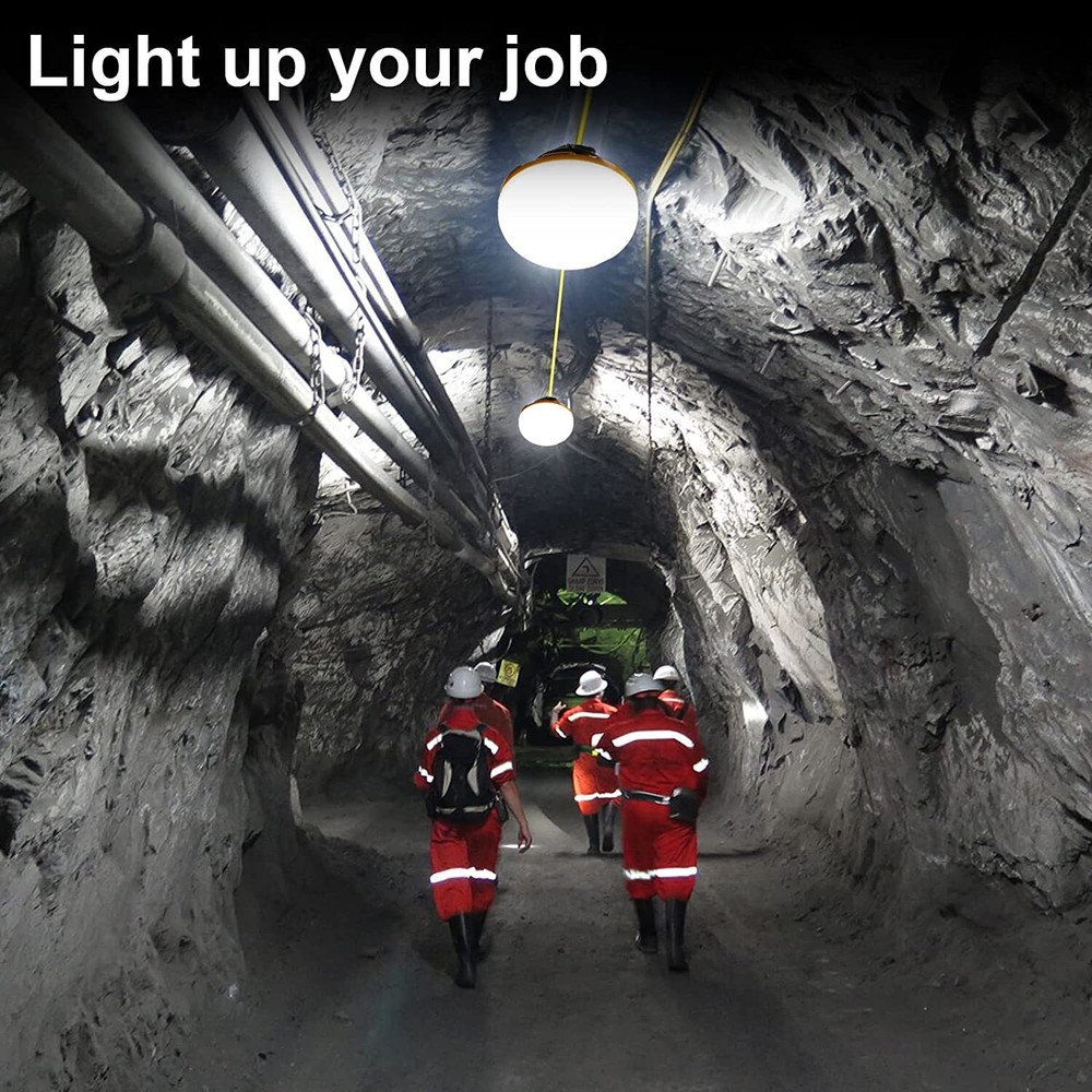 50FT Construction String Lights LED Industrial Grade Super Bright Work Light US